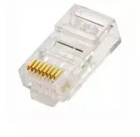 RJ45 jungtys extra digital LYUS005 rinkinys 100 vnt., Ethernet kabeliams, suderinamos su Cat5e/Cat6