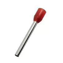 Presuojamas izoliuotas gnybtas 1,5mm²/16AWG varinei vielai, raudonas, 100 vnt.