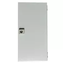 Tibox TB20408 – metalinė skirstomoji dėžė su užraktu 400x200x80 mm