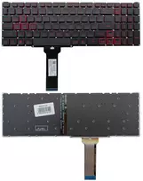 Acer KB316120 klaviatūra, skirta Acer Nitro/Predator, su raudonu apšvietimu