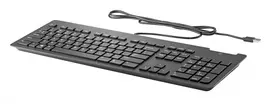 HP Slim v2 USB laidinė klaviatūra su išmaniąja kortele – juoda – US/RUS