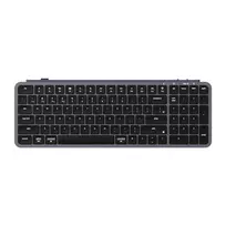 Keychron B2 Pro - US išdėstymas - itin žemo profilio žirkliniai jungikliai - kosminė pilka belaidė klaviatūra