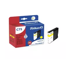 Pelikan 1071170801 rašalo kasetė, skirta Canon PGI-2500XL Y, iki 1520 puslapių, geltona