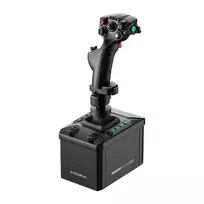 MOZA AB6 Flight Simulator stovo komplektas – juodas ABS, aliuminis ir anglies pluoštas, AC 110–220V, 72W