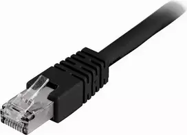 Tinklo kabelis Deltaco STP-620S Juodas 20m Cat6 F/UTP