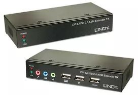 Lindy 39377 KVM jungiklis juodas