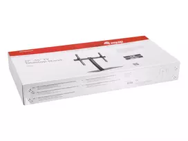 Equip TV stovas ant stalo 32-55 colių, 40 kg, 600x400 mm, juodas
