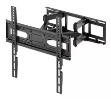 Manhattan pilno judesio TV ir monitorių laikiklis, 32–55 col., VESA 100x100–400x400 mm, iki 40 kg, juodas