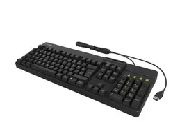 KeySonic KSK-8040U-CR klaviatūra su kortelių skaitytuvu, pilno dydžio, USB, juoda
