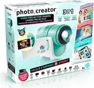 Vaikiškas fotoaparatas-projektorius Canal Toys CLK039 su reguliuojamu fokusu ir spalvingais vaizdais