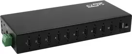 10 prievadų USB 3.2 Gen 2x1 šakotuvas Exsys EX-12270HMS, 79,5 W galios tiekimas