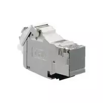 RJ-45 kištukinis lizdas Rutenbeck UM-Cat.6A pilka