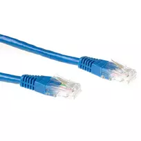 ACT Blue 0,5 m U/UTP CAT6 pataisos laidas su RJ45 jungtimis