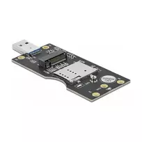 Delock 63166 USB 3.0 Type-A į M.2 Key B keitiklis su SIM lizdu