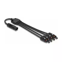 Kabelio šakotuvas DeLOCK DL4 Solar Splitter Cable 1 x vyriškas į 4 x moteriškas 50 cm juodas