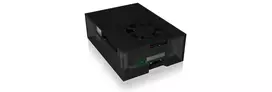 ICY BOX IB-RP108 Dėklas Raspberry Pi 4, permatomas, aliumininis, su aušintuvu
