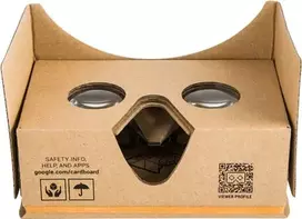 Renkforce Headmount Google 3D VR rudos spalvos virtualios realybės akiniai (RF-4965868)