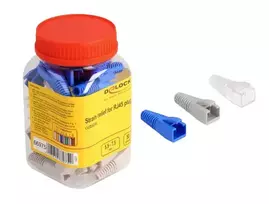 DeLOCK apsauginė įvorė RJ45 kištukui, pjaustoma, 50 vnt., spalvotos