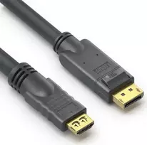 PureLink PI5110-010 vaizdo kabelis-adapteris 1 m DisplayPort HDMI juodas (PI5110-010)
