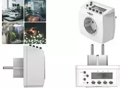 Ansmann 1260-0011 Skaitmeninis laikmatis su dienos/savaitės programa, 3680 W, atsitiktinės funkcija, vasaros/žiemos laiko perjungimu