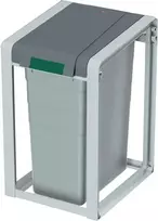 Šiukšlių konteineris Hailo ProfiLine Öko XL 0935-202 38 l, pilkas