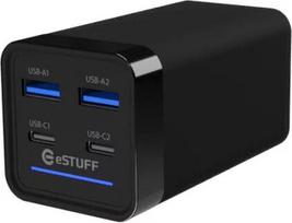 Įkroviklis mobiliesiems įrenginiams eSTUFF ES635200 Universalus Juodas 2 USB-C