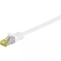 Wentronic Goobay Patch laidas RJ-45 (S) į RJ-45 (S) 30,0 m SFTP PiMF Cat.7 žaliavinis kabelis presuotas be halogenų baltas 91101