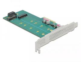 DeLOCK PCI Express x4 į M.2 Key B + M plėtimo kortelė – Low Profile