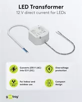 Goobay LED transformatorius 12 V/12 W (59575)