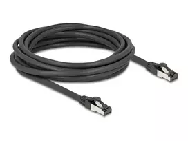 Tinklo kabelis DeLOCK 80574 RJ-45 Cat8.1 5 m Juodas
