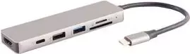 ShiverPeaks Laptop Dock S/CONN 14-05027 USB 3.2 Gen 1 Type-C pilka