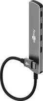 Goobay Slim 4 prievadų USB 3.2 centras USB-C → 4x USB-A, 5Gbit/s (79160)