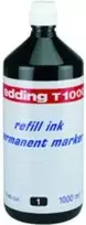 Markeris Edding T1000 juodas 1 litras, nuolatinis vandeniui atsparus pramoninis žymeklis