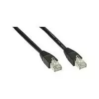 Wentronic Goobay CAT 5e jungiamasis laidas, U/UTP, juodas, 20 m – CCA vario mišinys (68648)