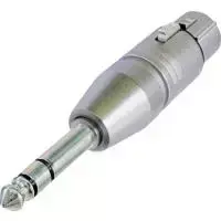 Neutrik NA3FP garso adapteris – XLR3 (motina) į stereo kištuką (tėvas)