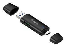 Equip 245462 kortelių skaitytuvas USB 3.2 Gen 1 (3.1 Gen 1) Type-A/Type-C juodas