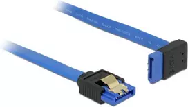 SATA kabelis DeLOCK 84995 0,2 m SATA 7 kontaktų juodas mėlynas