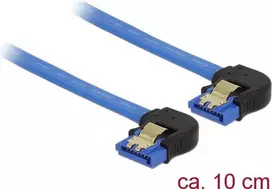 SATA kabelis DeLOCK 85094 0,1 m SATA 7-pin juodas mėlynas