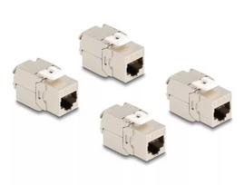 DeLOCK 86050 keystone modulis plokščias RJ-45 LSA 16,3x16,3x23 mm (4 vnt.)