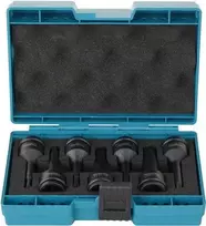 Makita E-23628 - T-impaktinių lizdų rinkinys Impack Black 1/2 colio, ilgis 78,0 mm