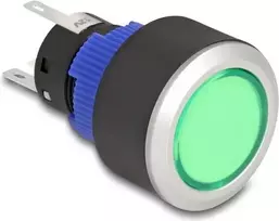 Mygtukas DELOCK 22048 22 mm, montuojamas į skydelį, 5 lituojami kontaktai