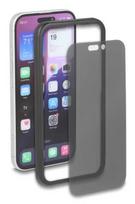 Apsauginis stiklas DELOCK iPhone 17 — privatumo stiklas, grūdintas, 4 krypčių anti-šnipas, atsparus smūgiams ir įbrėžimams, juodas