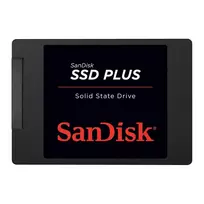 2,5 colio 500GB SanDisk SSD Plus SATA III 6Gb/s, skaitymo greitis iki 545MB/s