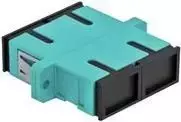 DeLOCK - Netzwerkkoppler - SC multi-mode (W) bis SC multi-mode (W) - Glasfaser - OM3 - Hellblau (Packung mit 4) (85997)