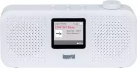 Imperial DABMAN 16 radijo laikrodis – DAB+, FM, analoginis ir skaitmeninis laikrodis, 2 W (22-126-20)