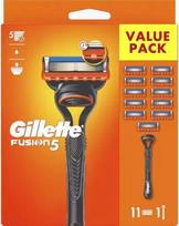 Tiesus skustuvas Gillette Fusion5 – juodai oranžinis, 1 vnt.