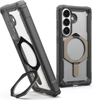 UAG Urban Armor Gear Plasma XTE Dėklas su Pėdeliu ir Magnetiniu Moduliu | Samsung Galaxy S26 | pelenų (pilka)/permatoma/titanas | 214524113136