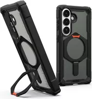 UAG Urban Armor Gear Plasma XTE Dėklas su Pėdėliu ir Magnetiniu Moduliu | Samsung Galaxy S26 | Juoda/oranžinė | 214524114097