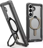 UAG Urban Armor Gear Plasma XTE Dėklas su Pėdeliu ir Magnetiniu Moduliu | Samsung Galaxy S26+ | pelenų (pilka)/permatoma/titanas | 214523113136