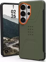 UAG Urban Armor Gear Civilian Dėklas su Magnetiniu Moduliu, Samsung Galaxy S26 Ultra, alyvuogių žalia/oranžinė, 214535117297